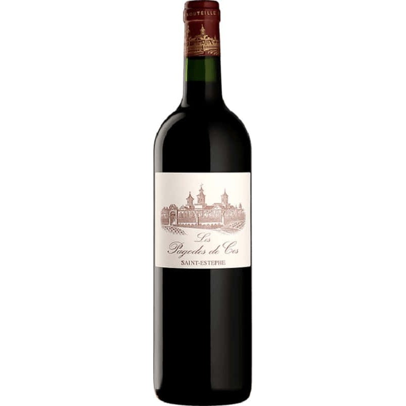 "LES PAGODES DE COS" 2023 SAINT-ESTEPHE ROUGE 75 CL CRD - CAISSE BOIS DE 6 BT - French Wine 75cl